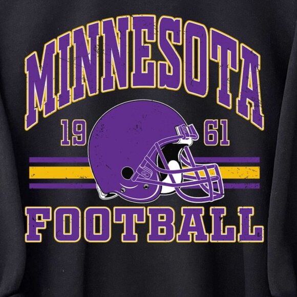 Minnesota Football Retro Style Crewneck Sweatshirt 166 - Picture 2 of 5